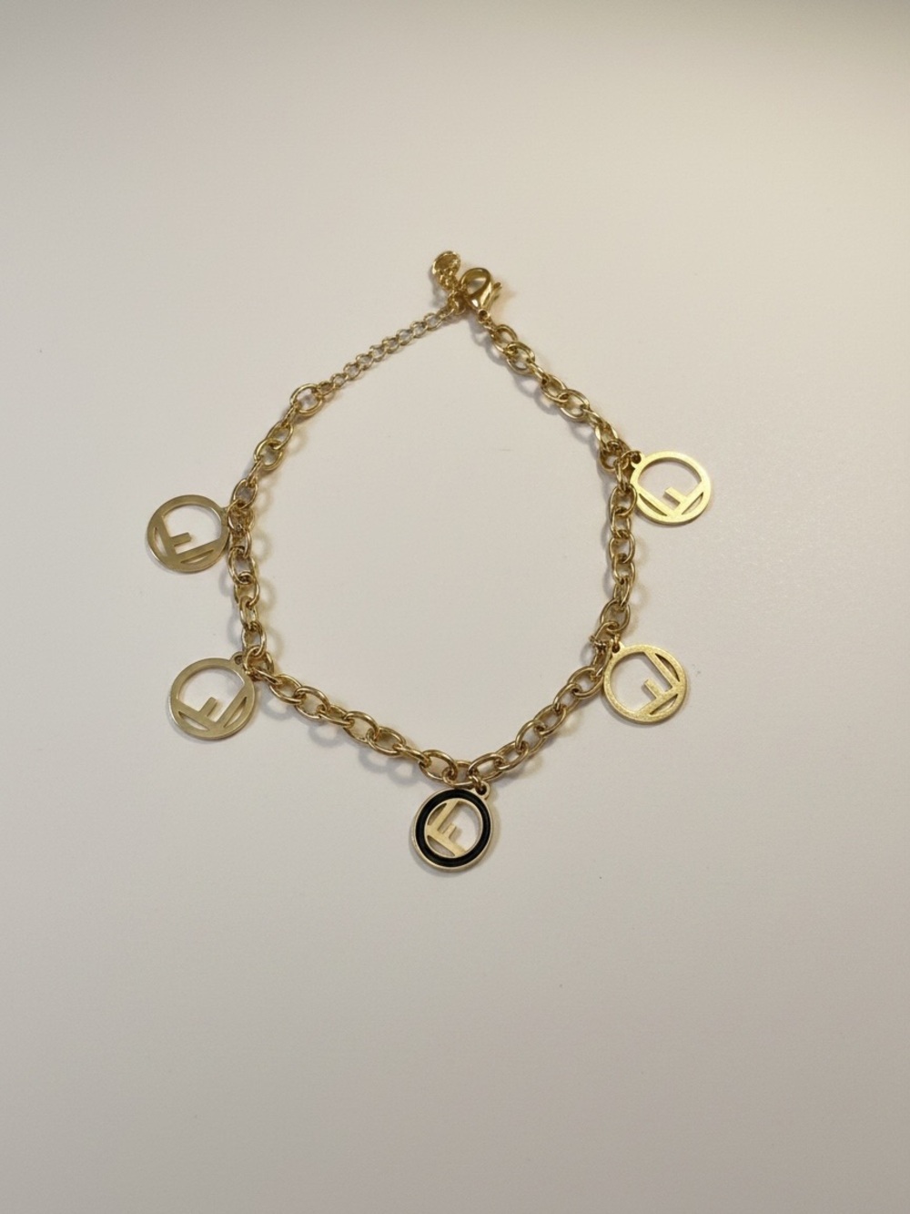 Upcycled inspired adjustable bracelet